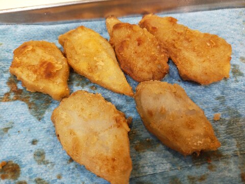 茎芋(クキイモ)の揚げ物